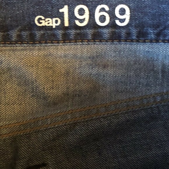 Gap Mens 36X34 Mid Rise Blue Jeans - Picture 4 of 8